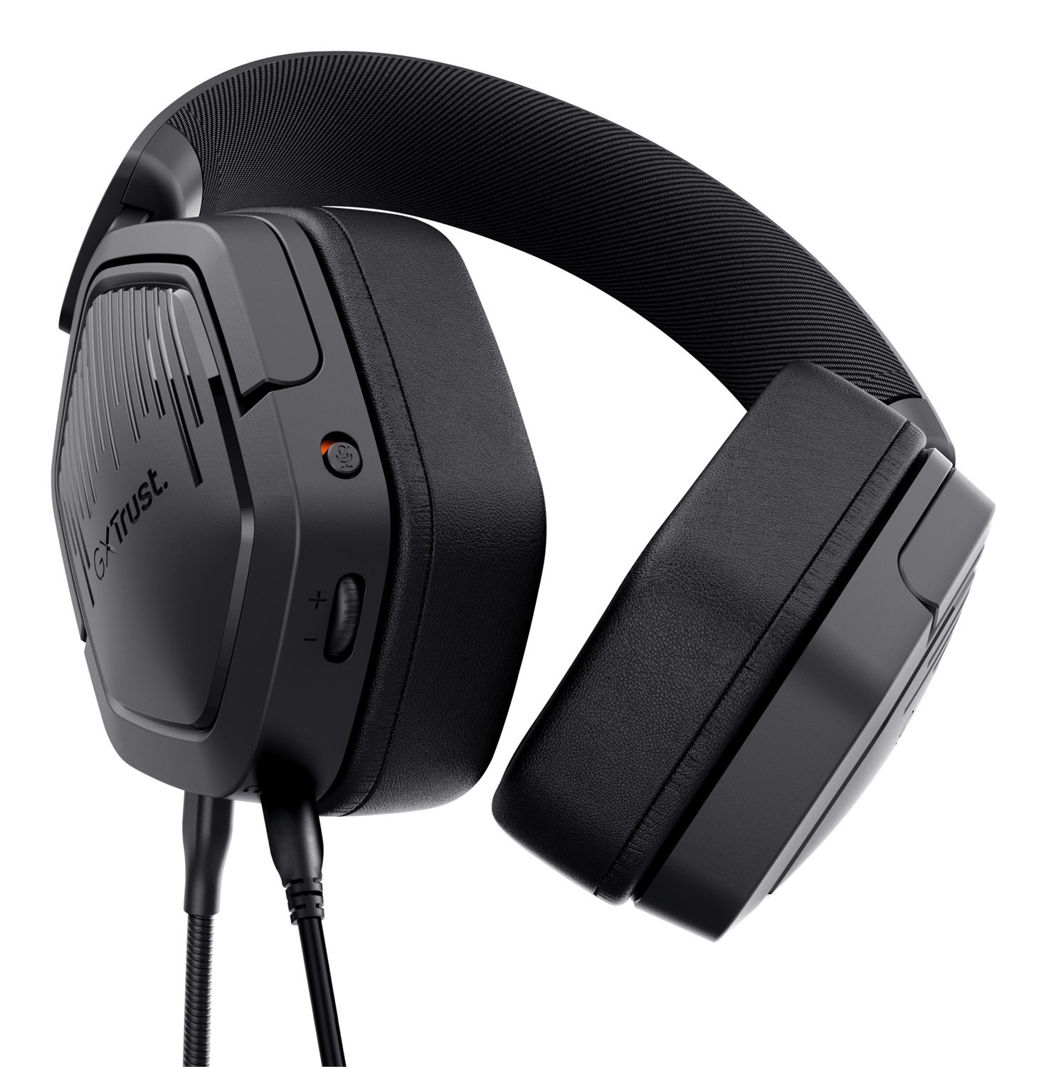 Trust GXT492 Carus Cuffie Gaming Cablato Over-ear con Microfono Nero - Driver 50 mm, Frequenza 20-20000 Hz, Peso 284 g