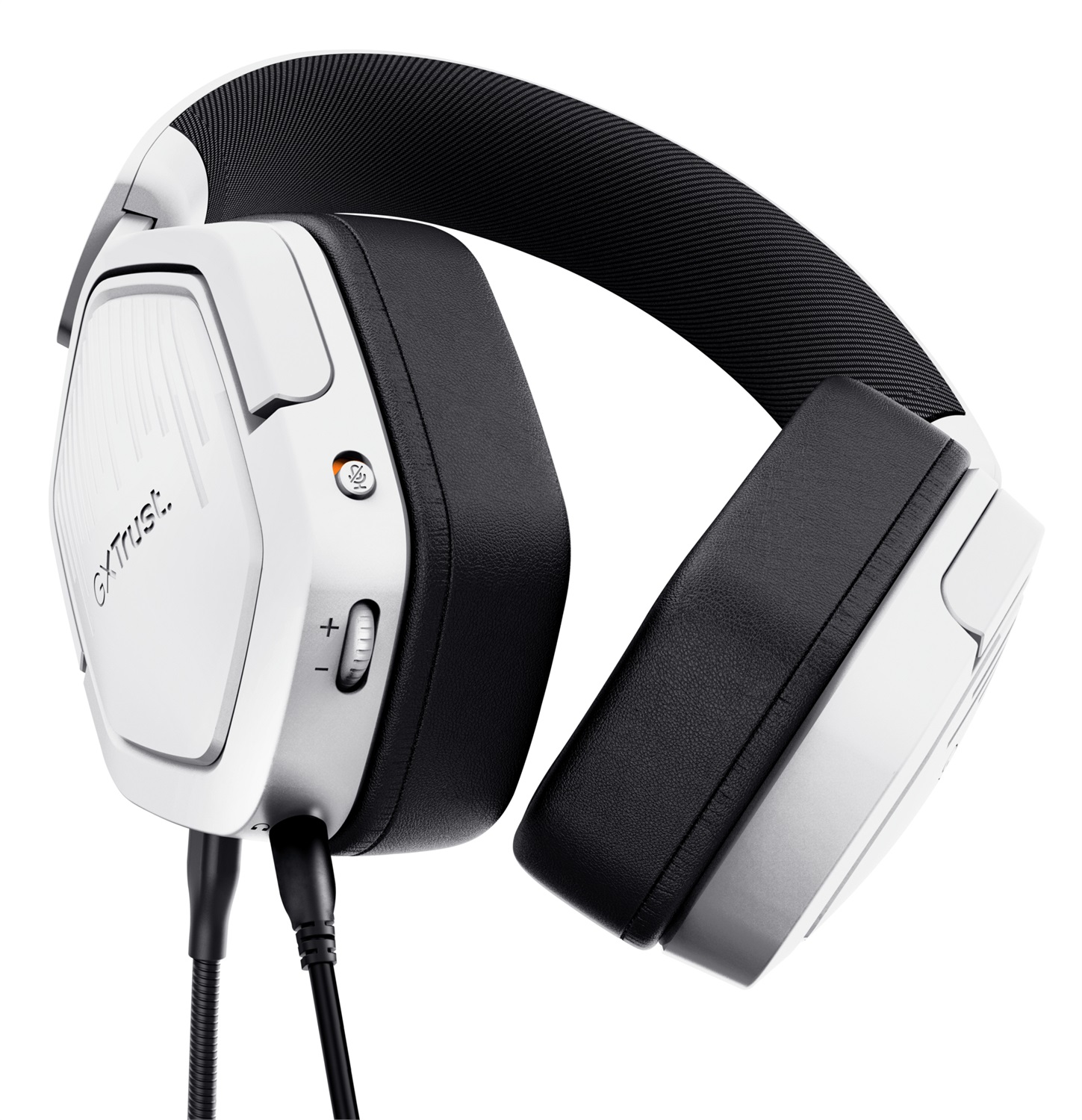 Trust GXT492W Carus Auricolare Cablato Gaming Bianco con Driver da 50 mm e Microfono