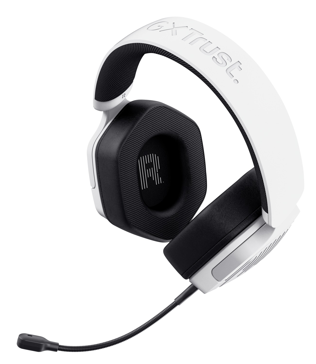Trust GXT492W Carus Auricolare Cablato Gaming Bianco con Driver da 50 mm e Microfono