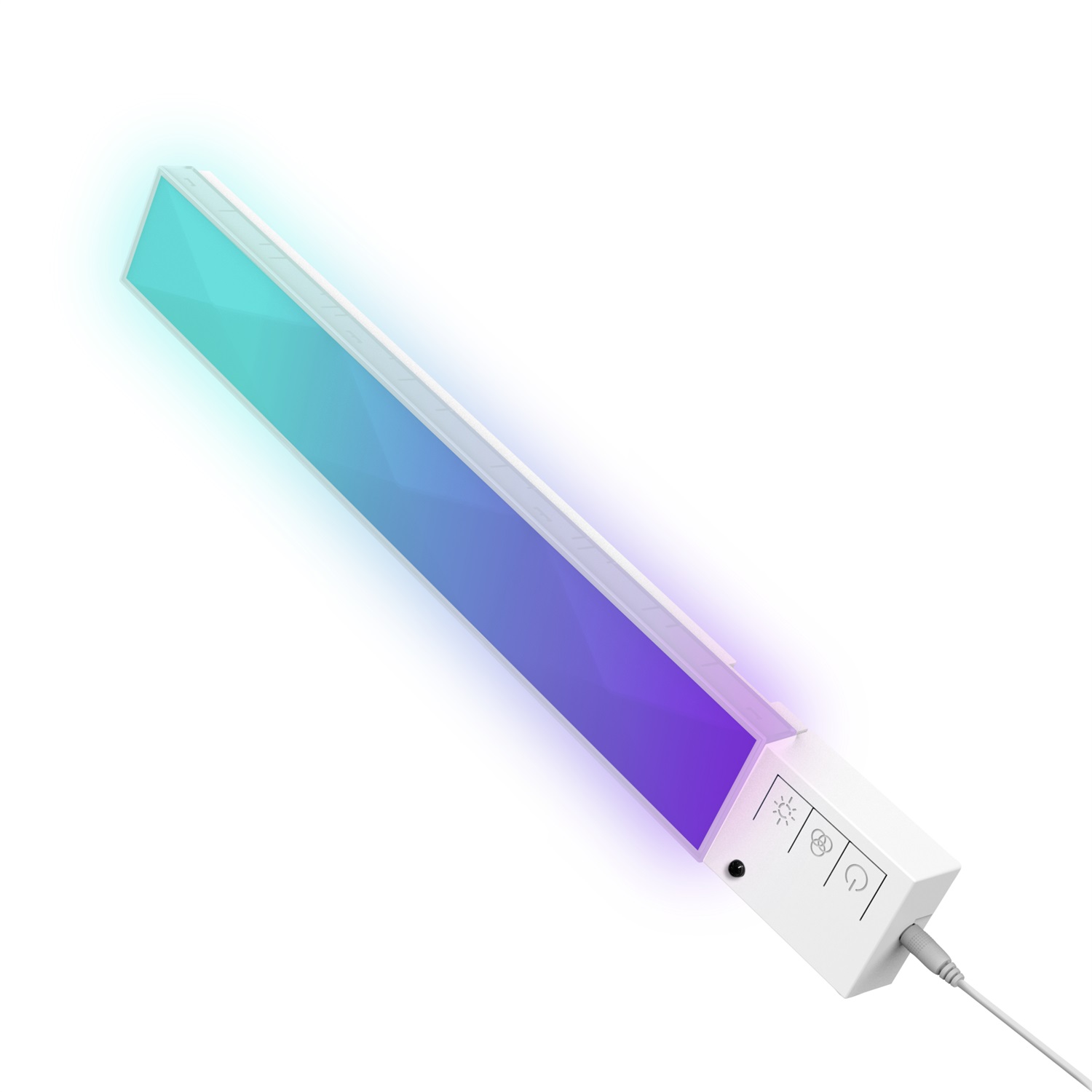 Trust GXT 905 Vybz Striscia LED Rettangolare 18 W RGB - Parete, Bianco, Personalizzabile con 9 Strip e Sincronizzazione Musica