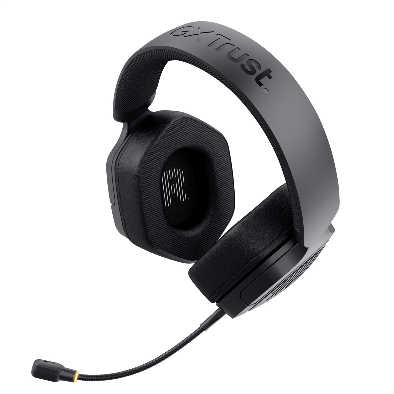 Trust GXT 493 Carus - Cuffie da Gaming Wireless Over-ear con Microfono, Connessione Bluetooth e Ricevitore USB a 2,4 GHz, Nero