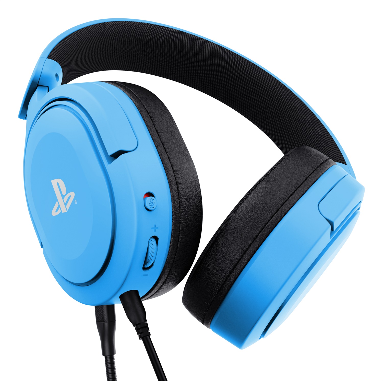 Trust GXT 498B Forta Cuffie Gaming Cablate Blu con Microfono Staccabile, Driver 50 mm, Licenza Ufficiale PS5