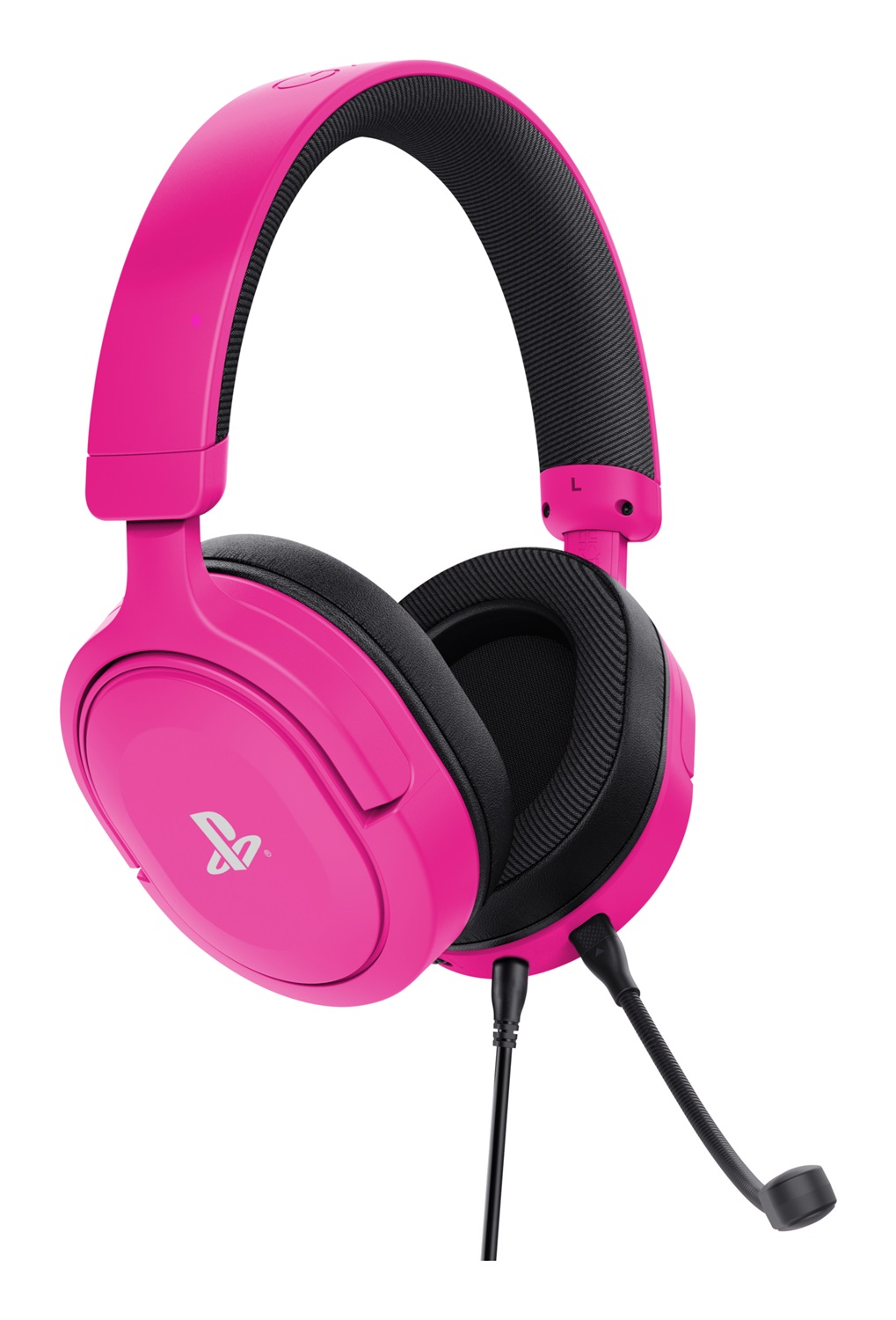 Trust GXT 498P Forta Cuffie Gaming Cablato Rosa con Microfono Staccabile, Driver 50 mm, Licenza Ufficiale PS5