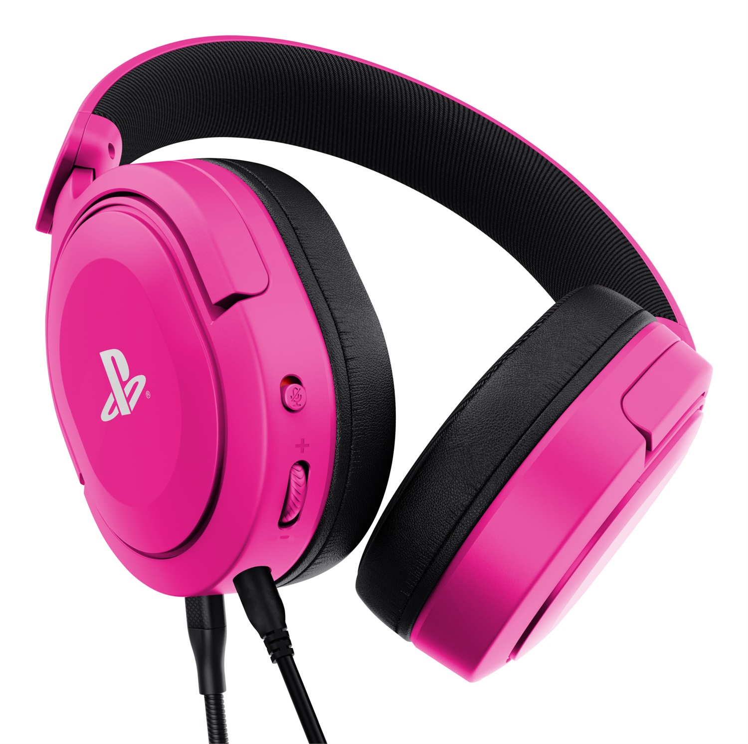 Trust GXT 498P Forta Cuffie Gaming Cablato Rosa con Microfono Staccabile, Driver 50 mm, Licenza Ufficiale PS5
