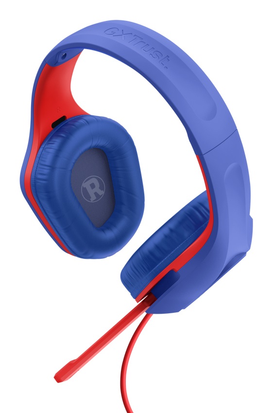 Trust GXT 416 Zirox Headset Superman - Cuffie Gaming Leggere con Audio Potente e Microfono Regolabile