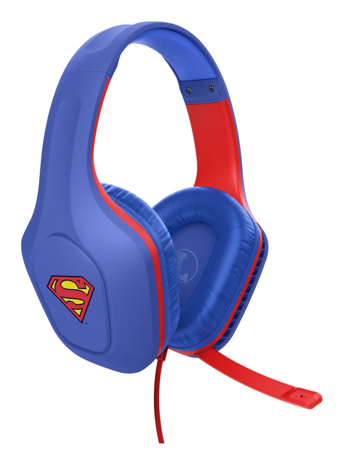 Trust GXT 416 Zirox Headset Superman - Cuffie Gaming Leggere con Audio Potente e Microfono Regolabile