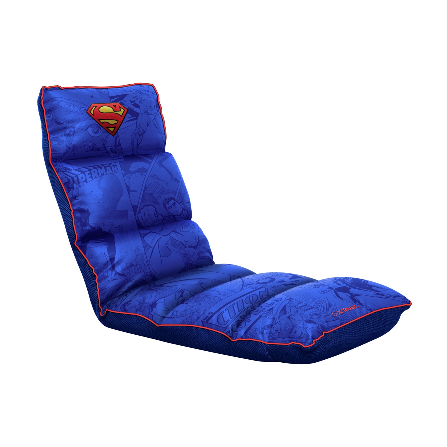 Trust GXT 718 Rayzee - Sedia Gaming Ripiegabile, Portatile e Confortevole per Gioco e Relax, Fino a 125 kg, Nero