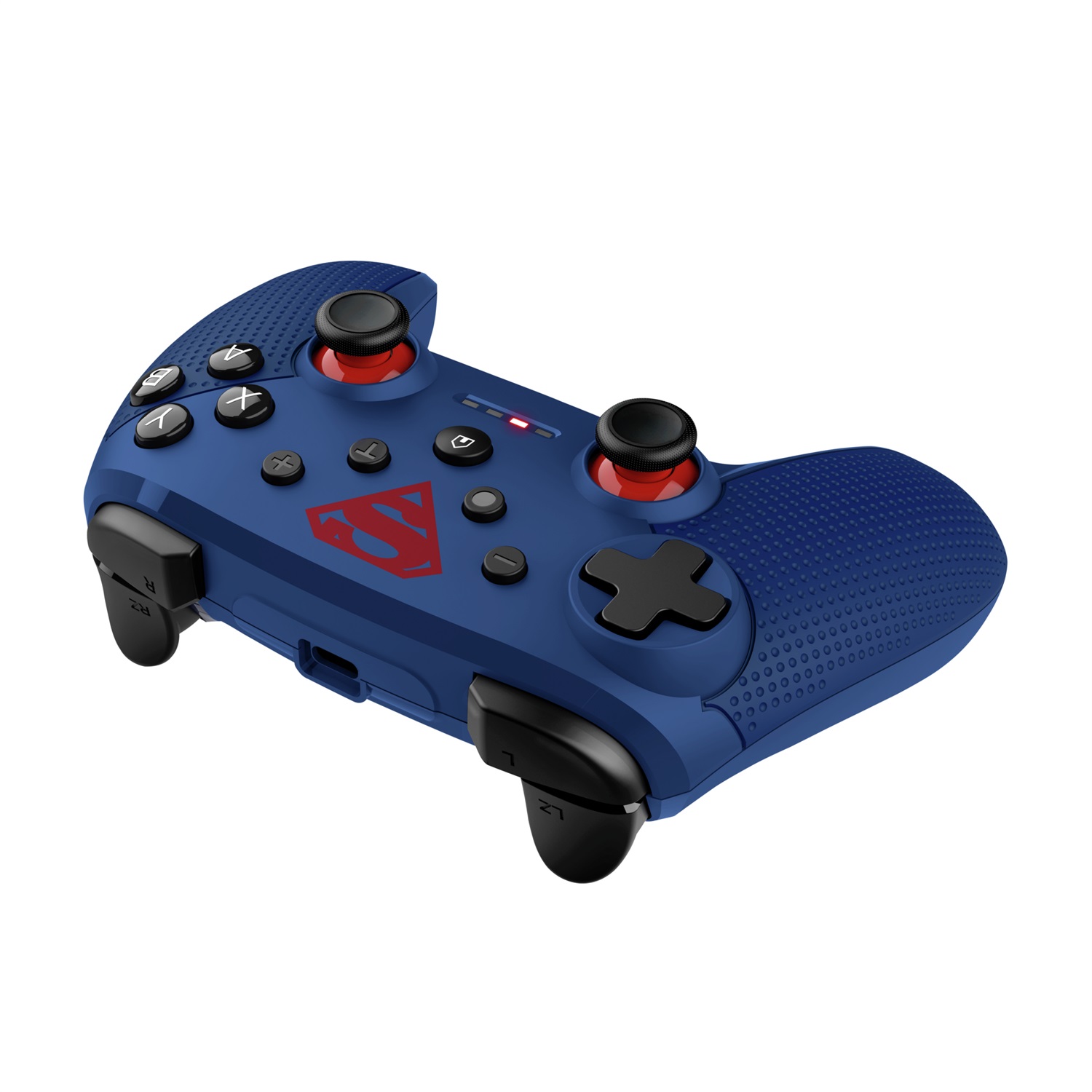 Trust GXT 542SM MUTA SUPERMAN - Controller Gaming Wireless con Tripla Connessione e Design Ufficiale Superman