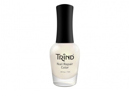 TRIND Nail Repair Pure Pearl - Rinforzante per unghie Bianco Perlato 9 ml, risultati in 7 giorni