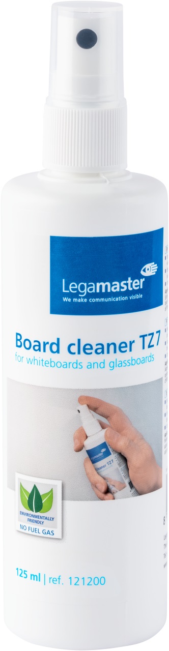 Legamaster TZ7 Detergente per Lavagne Bianche - 125 ml - Asciugatura Rapida e Nebulizzazione Senza Gas Nocivi