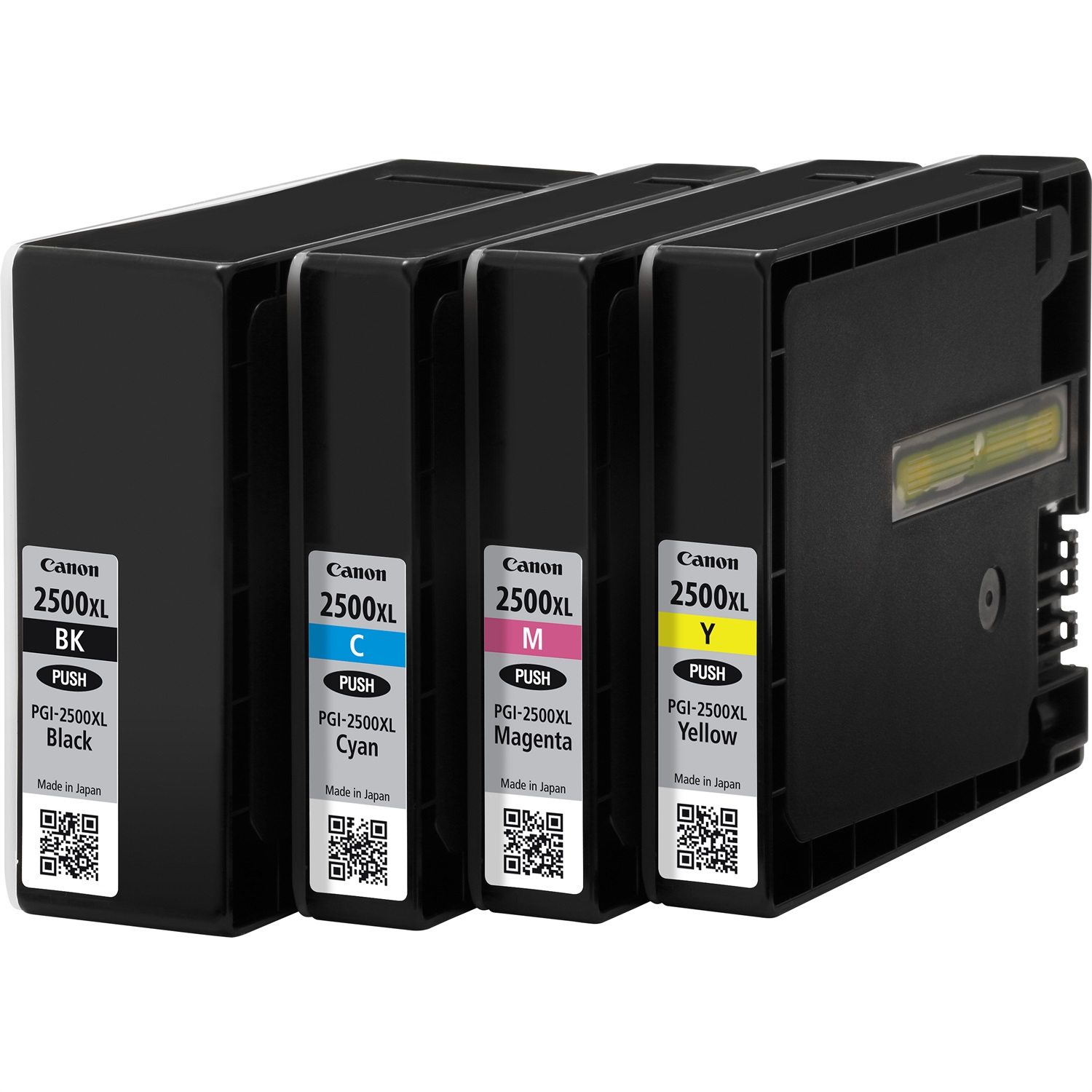 Canon PGI-2500XL Cartuccia d'inchiostro Multipack Alta Capacità Nero/Ciano/Magenta/Giallo - 4 Cartucce
