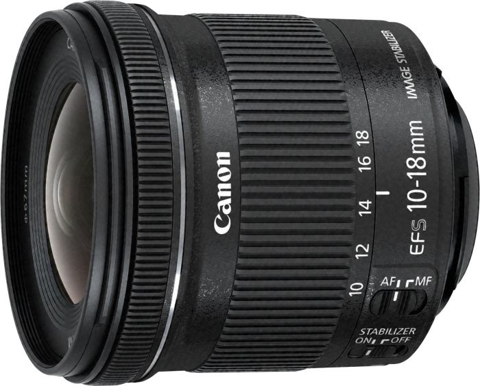 Canon EF-S 10-18mm f/4.5-5.6 IS STM - Obiettivo zoom ultragrandangolare con Paraluce incluso