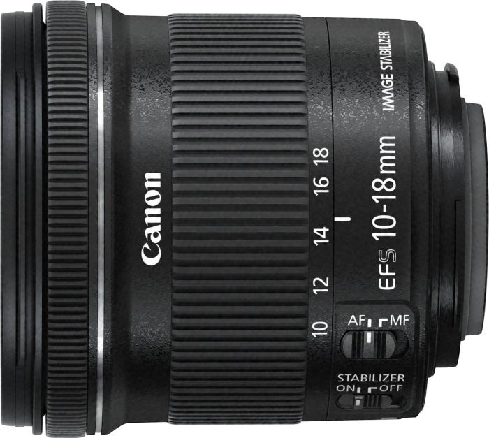 Canon EF-S 10-18mm f/4.5-5.6 IS STM - Obiettivo zoom ultragrandangolare con Paraluce incluso