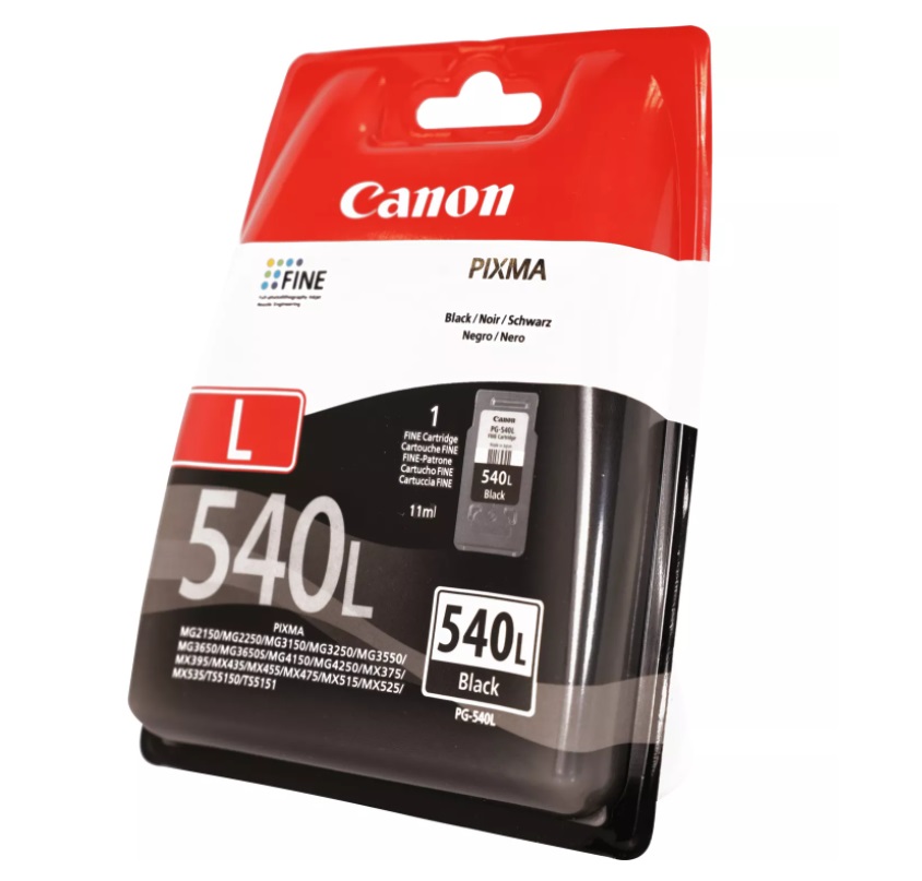 Canon PG-540L Cartuccia d'Inchiostro Originale Nero 11ml - Compatibile con Stampanti PIXMA e MX