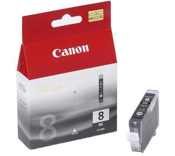 Canon CLI-8BK Cartuccia d'Inchiostro Originale Nero - 13 ml, 400 Pagine, Compatibile con Canon Pixma IP 4200/6600, MP 610/960, Pro 9000