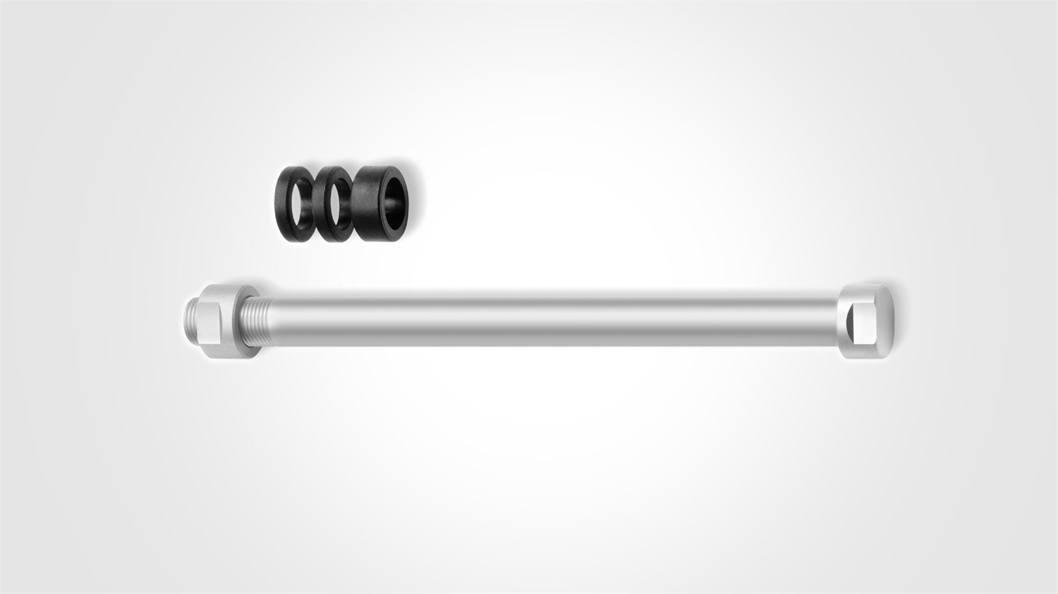 Tacx Asse Passante E-Thru M12x1 - Compatibile con Trainer 142x12 mm per Mountain Bike