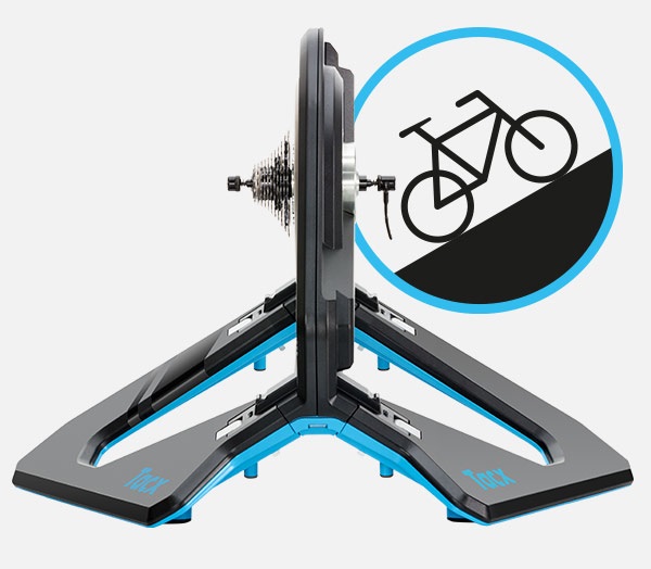 Tacx NEO 2T Smart Rullo di Allenamento per Bicicletta - Trasmissione Diretta, 2200W, Fino al 25% di Pendenza, Silenzioso e Preciso