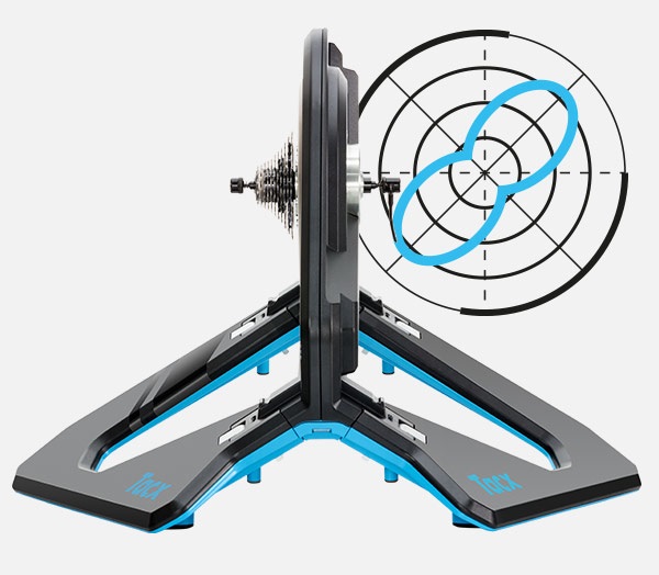 Tacx NEO 2T Smart Rullo di Allenamento per Bicicletta - Trasmissione Diretta, 2200W, Fino al 25% di Pendenza, Silenzioso e Preciso