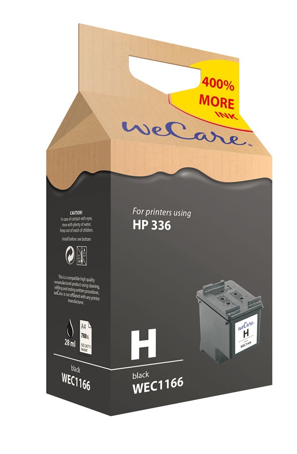 Wecare Cartuccia Inkjet Compatibile HP C9362EE - Nero - Durata 210 Pagine