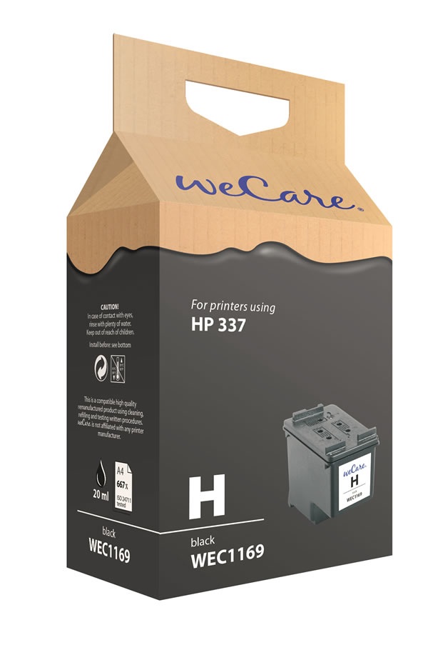 Wecare Cartuccia inkjet compatibile HP C9364EE - Nero - Durata 400 pagine