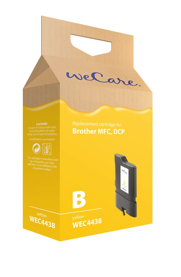 Wecare Cartuccia Inkjet Compatibile Brother LC-1100Y - Giallo - Durata 325 Pagine