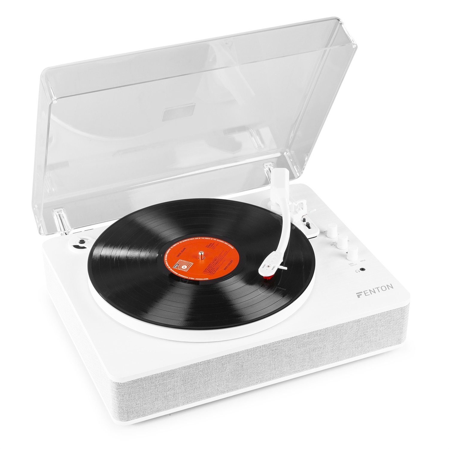 Fenton RP162W Giradischi Bluetooth Vintage con Funzione USB e Speakers Stereo - Bianco