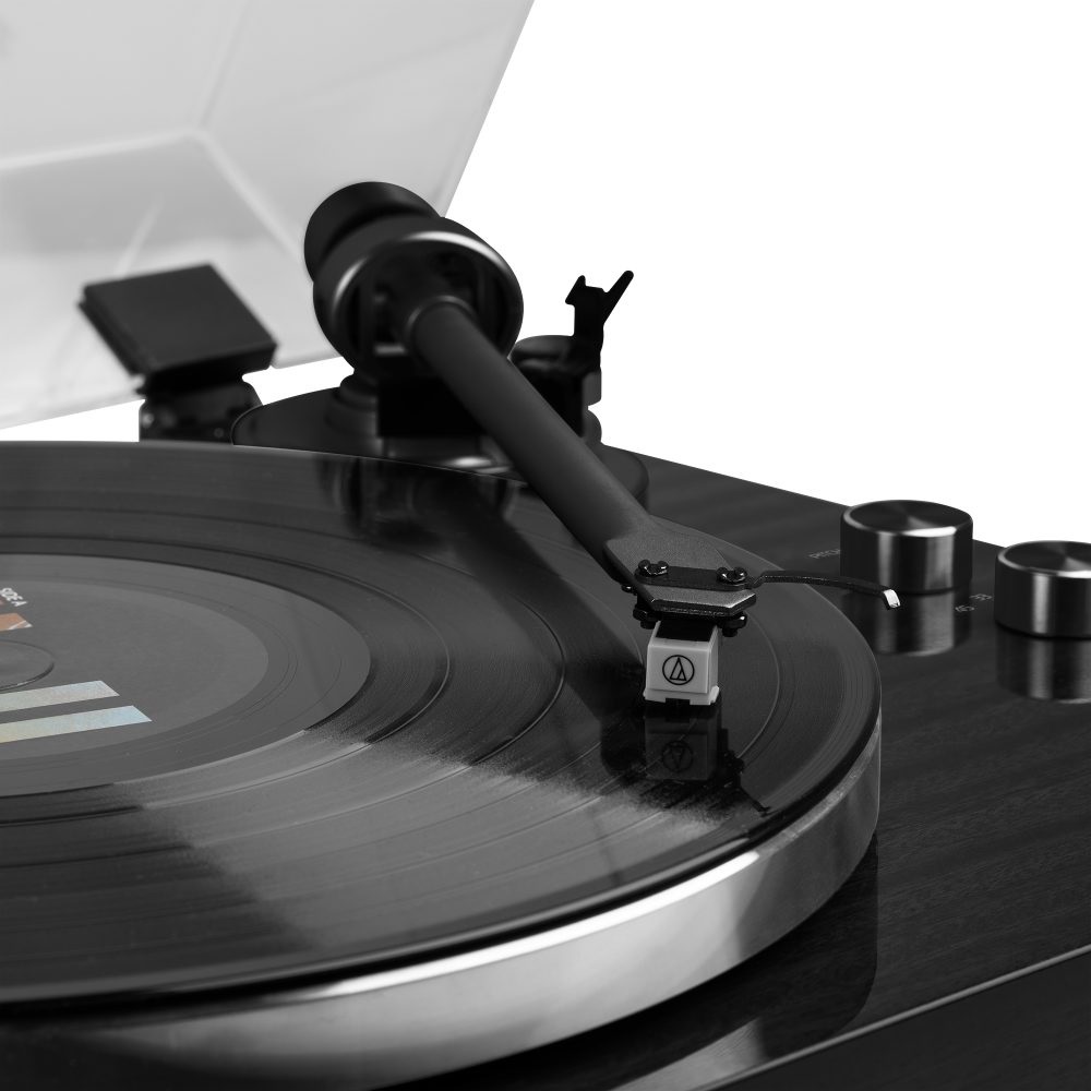 Audizio Toledo Premium Giradischi Bluetooth - Alta qualità 33/45 giri/min, lettore vinile con pickup e preamplificatore