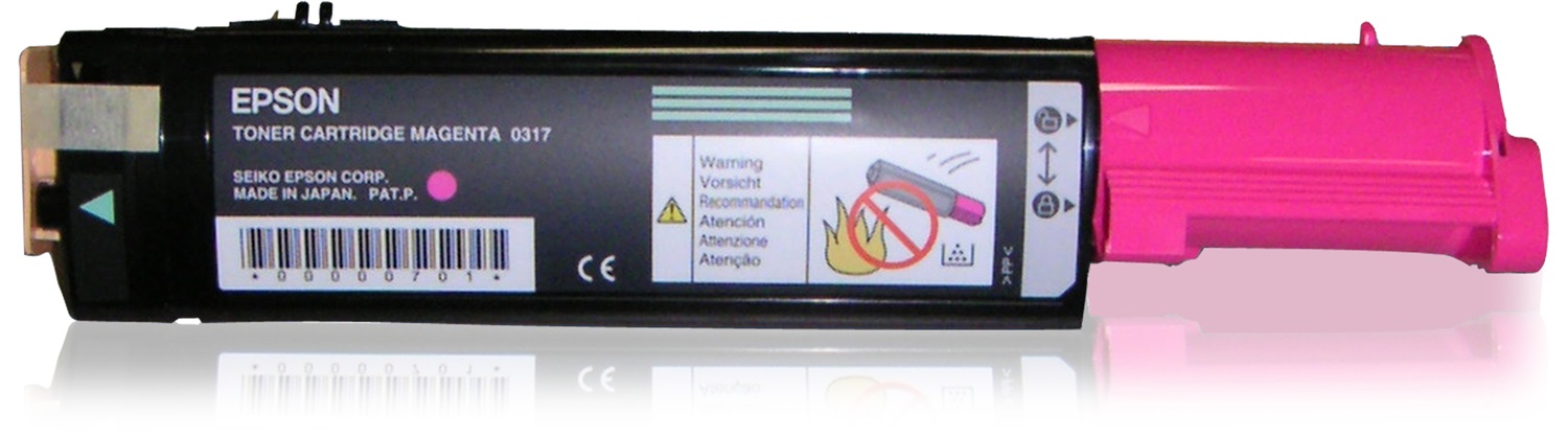 Epson Toner Originale Magenta C13S050317 - 5000 Pagine, Compatibile con Aculaser CX21 Series