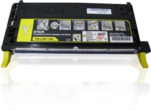 Epson Toner Giallo C13S051162 - Compatibile con Aculaser C2800 Series, Resa di 2000 Pagine