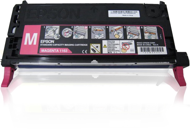Epson Toner Magenta C13S051163 - Originale per Aculaser C2800N, C2800DN, C2800DTN - 2000 Pagine