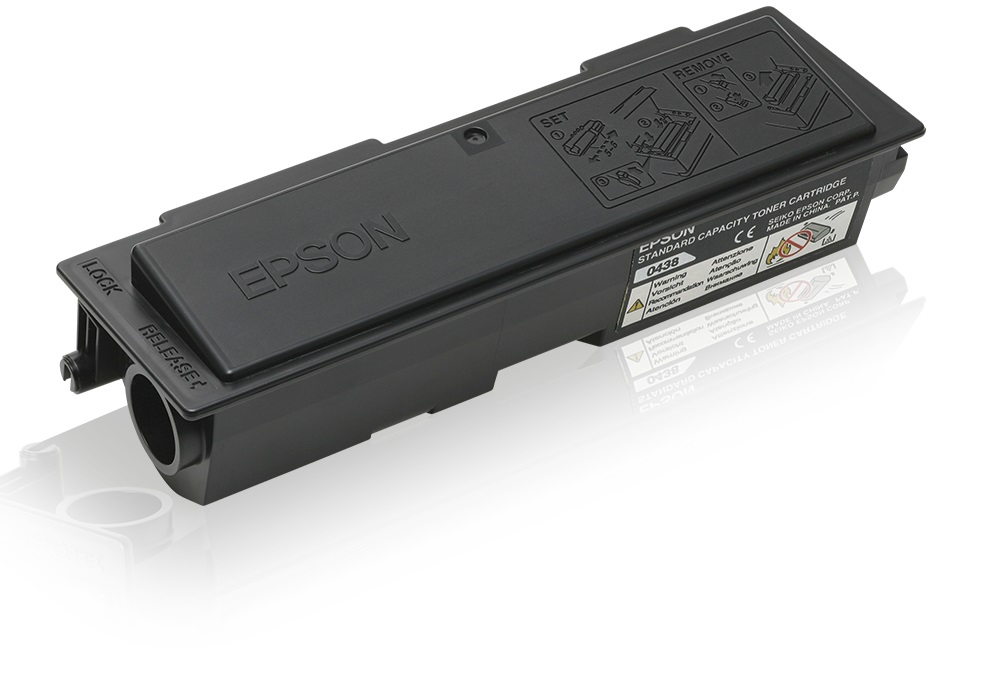Epson Toner Originale C13S050438 Nero - Return-Toner, 3500 Pagine, Compatibile con Aculaser M2000, M2000D, M2000DN, M2000DT, M2000DTN