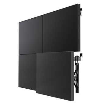 SMS Multi Display Wall PW010020 - Supporto a Parete per Schermi da 37-60 Pollici, Max VESA 900x400 mm, Capacità di Carico 45 kg