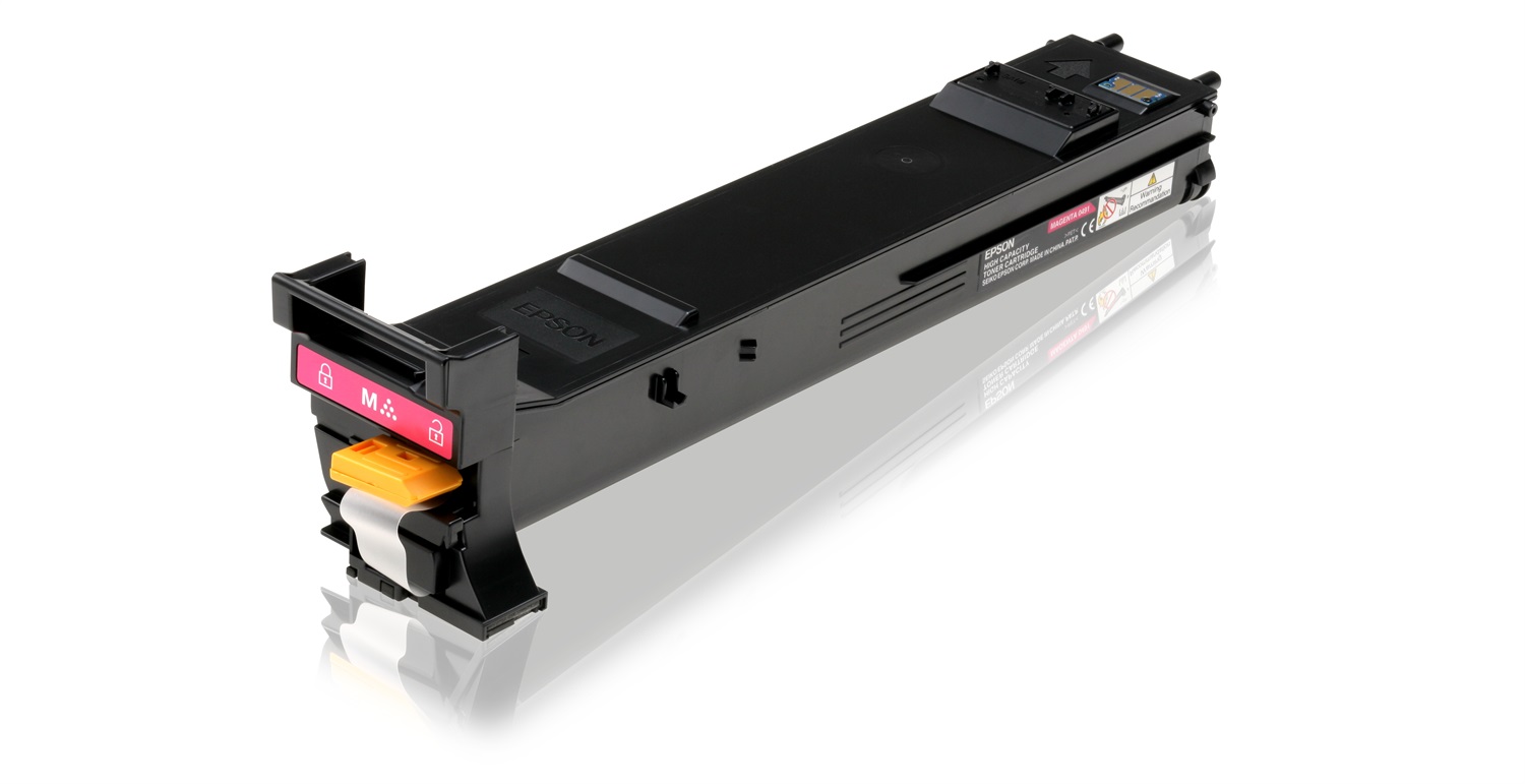 Epson Toner Magenta C13S050491 - Alta Capacità, 8000 Pagine, Compatibile con Aculaser CX28DN/DNC/DTN/DTNC