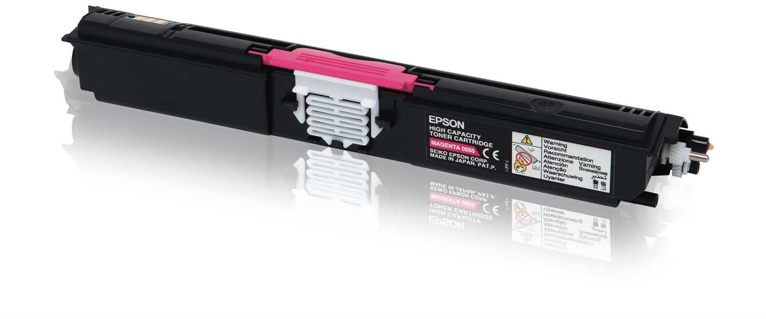Epson Toner Magenta C13S050555 - 2700 Pagine, Compatibile con Aculaser C1600/CX16/CX16DNF/CX16DTNF/CX16NF