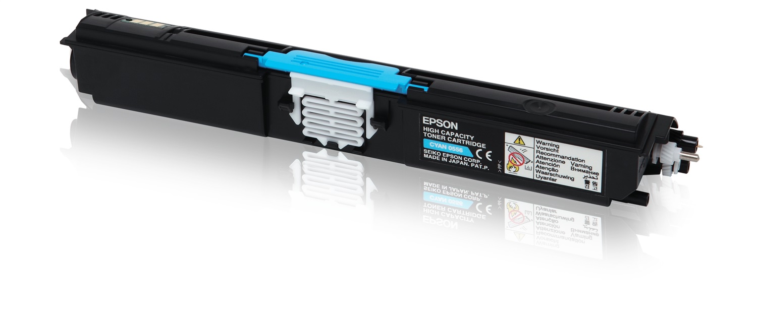Epson Toner Ciano Originale C13S050556 Alta Capacità 2700 Pagine per Aculaser C1600/CX16