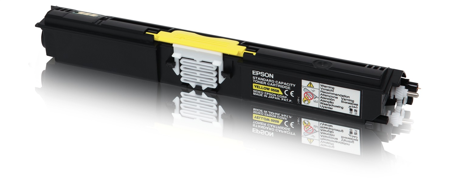 Epson Toner Giallo C13S050558 - 1.600 Pagine, Compatibile con AcuLaser C1600/CX16