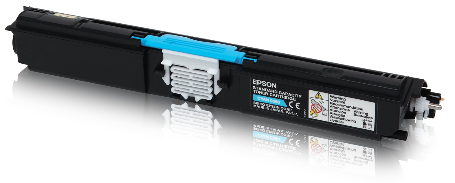 Epson Toner Ciano Originale C13S050560 - Compatibile con Aculaser CX16, C1600, 1600 Pagine