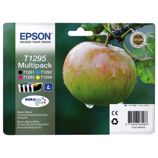 Epson T1295 Multipack 4 Colori - Cartucce DURABrite Ultra Ink per Stampanti Stylus