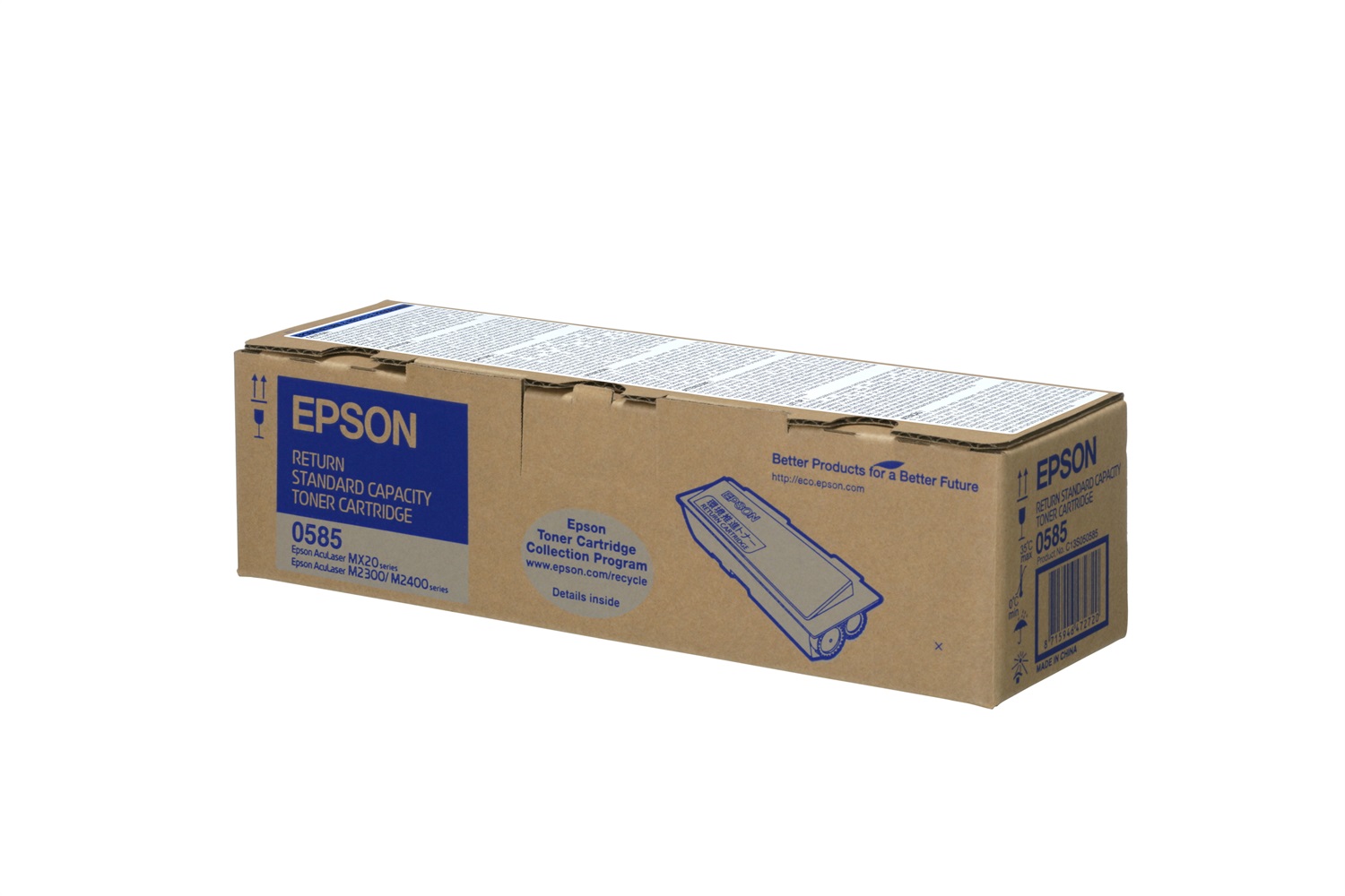 Epson Return Toner Nero C13S050585 - 3000 Pagine - Compatibile con Aculaser M2300/2400