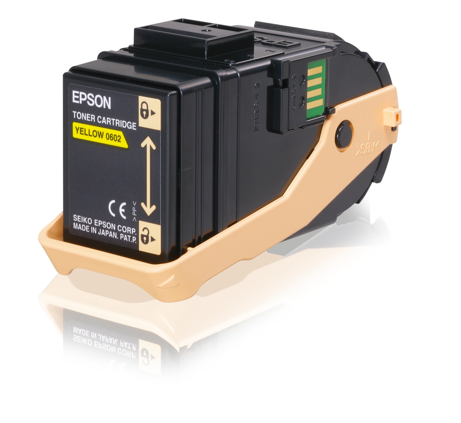 Epson Toner Giallo Originale C13S050602 - 7500 Pagine, Compatibile con Aculaser C9300 Series
