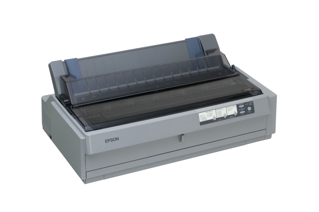 Epson LQ-2190N - Stampante ad Aghi 24 Ghi, Risoluzione 360 x 180 DPI, Velocità Massima 576 cps, 5 Copie, Bidirezionale