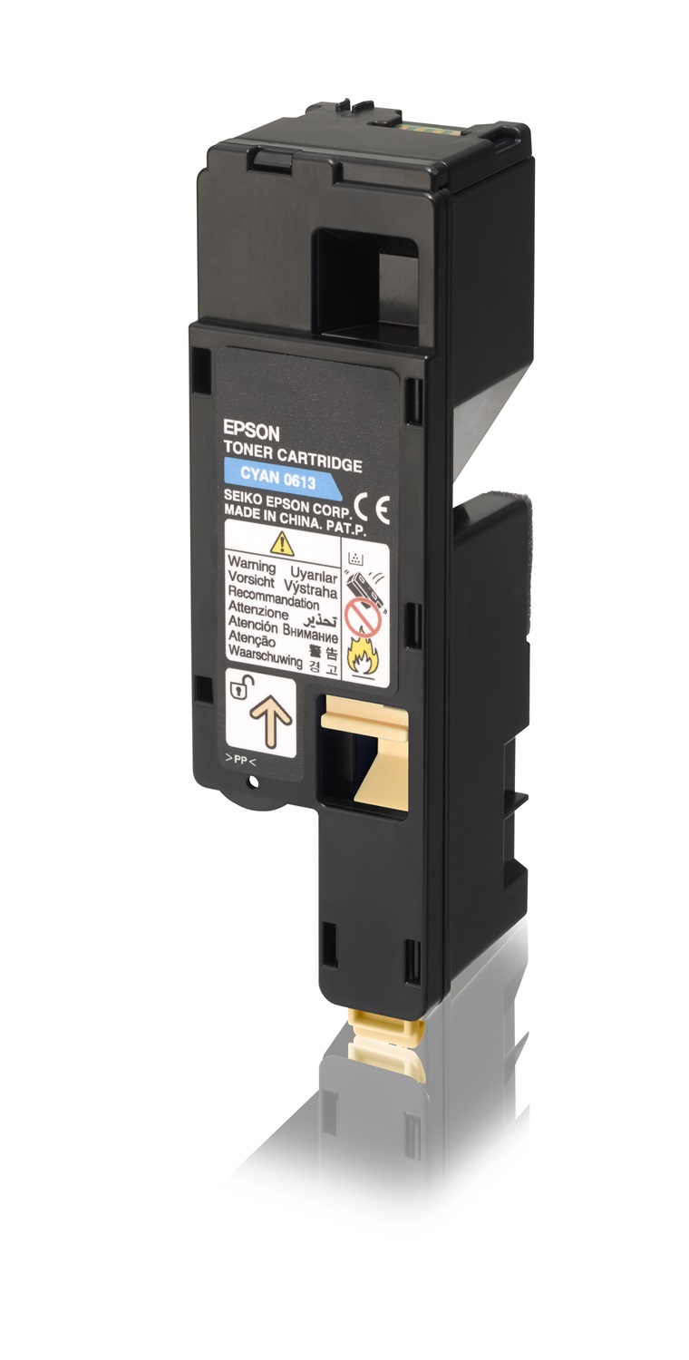 Epson Toner Ciano C13S050613 - Compatibile e Originale - 1.400 Pagine - Per Aculaser C1700, C1750N, C1750W, CX17, CX17NF, CX17FW