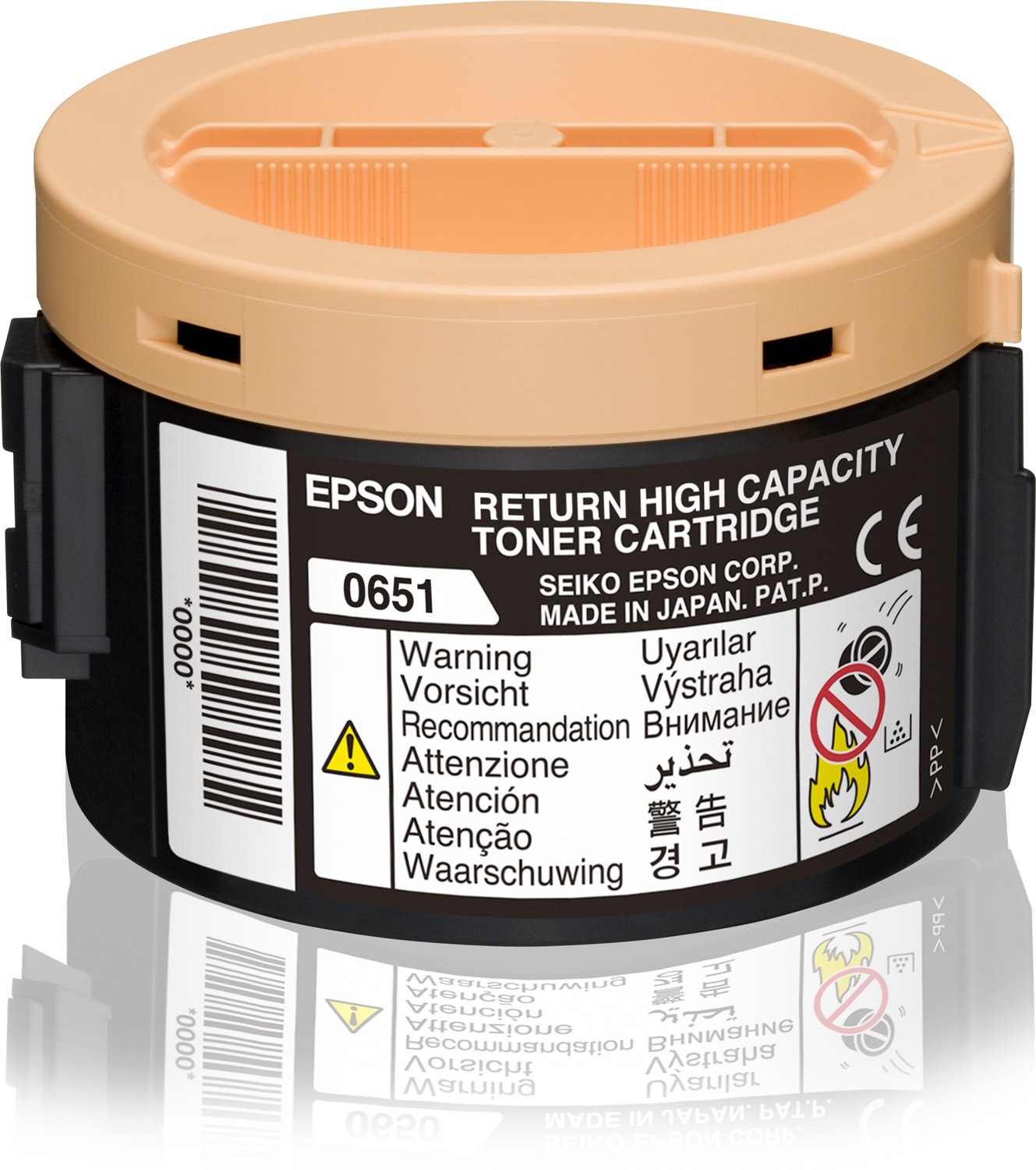 Epson Toner Originale Nero C13S050651 - Alta Capacità, 2200 Pagine, Compatibile con Aculaser M1400, MX14, MX14NF