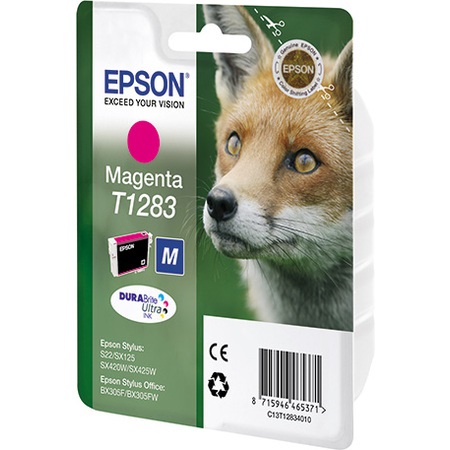 Epson Cartuccia d'Inchiostro Magenta C13T12834012 - 3,5 ml, circa 140 pagine, compatibile con Stylus Office BX305F, S22, SX125 e altri modelli