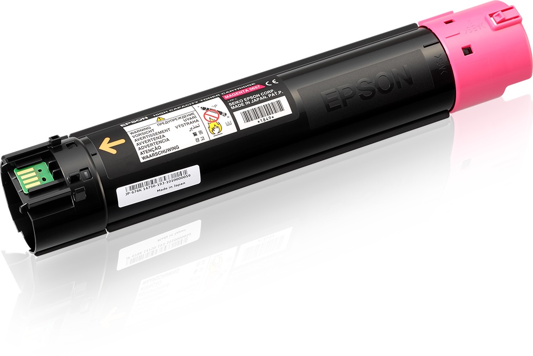 Epson Toner Magenta C13S050657 - Alta Capacità, 13.700 Pagine, Compatibile con WorkForce AL-C500DN/DHN/DTN/DXN