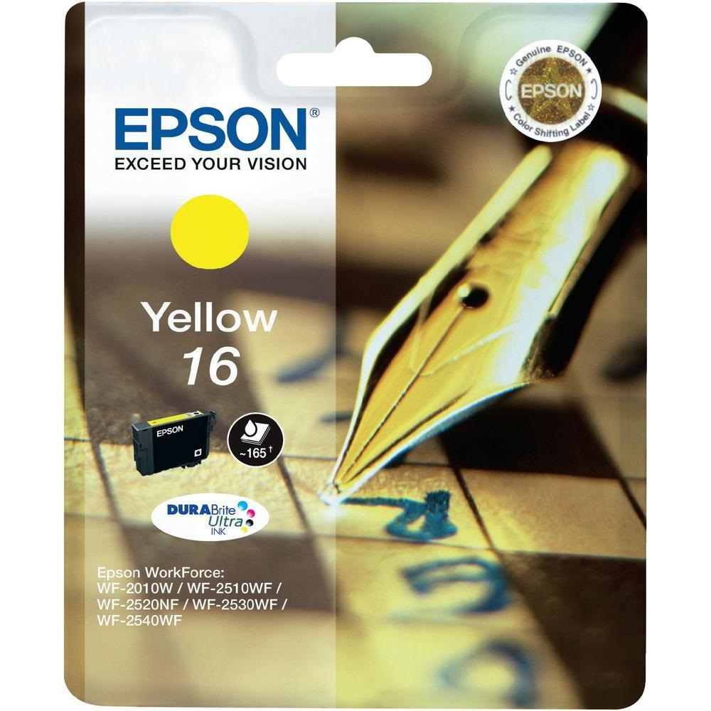 Epson C13T16244020 Cartuccia inchiostro Giallo DURABrite Ultra per Workforce WF-2010W, WF-2510WF, WF-2520NF, WF-2530WF, WF-2540WF