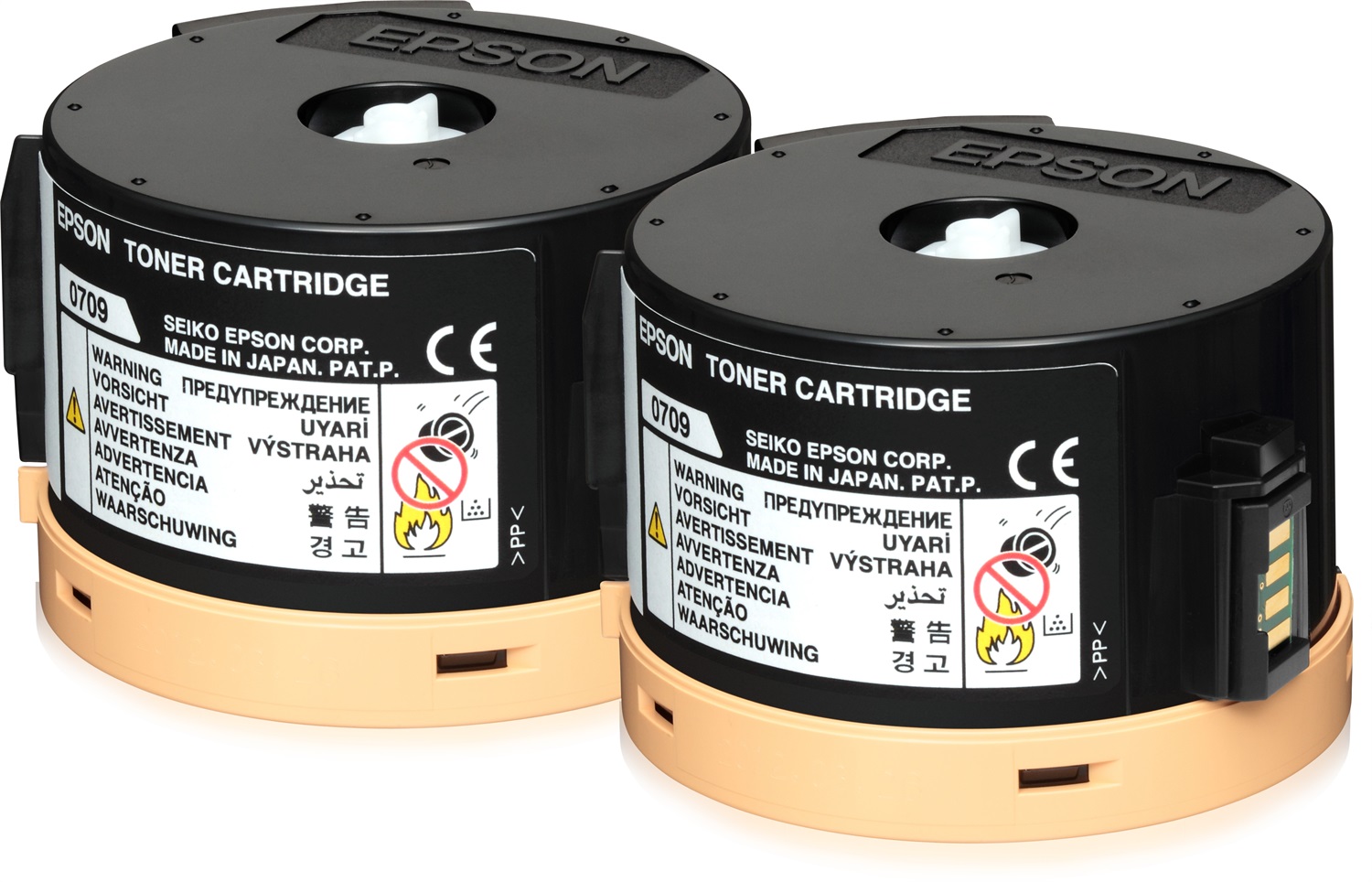 Epson Toner Nero Originale C13S050710 - Pacco Doppio 2 x 2.500 Pagine per WorkForce AL-M200DN/DW