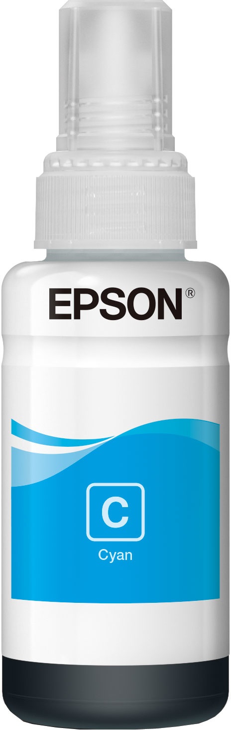 Epson Flacone Inchiostro Ciano T6642 - 70 ml, Compatibile con EcoTank L555, L355, ET-4550, ET-4500, ET-3600 e altri