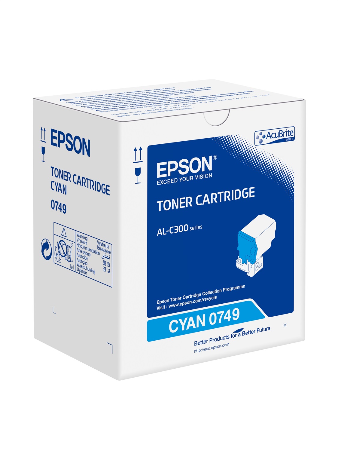 Epson Toner Ciano Originale C13S050749 - 8800 Pagine - Compatibile con WorkForce AL-C300