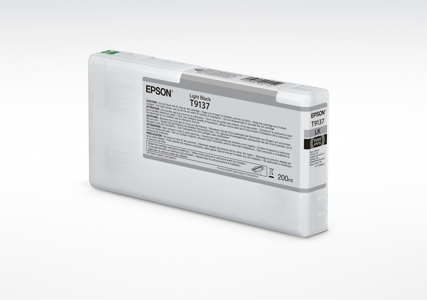 Epson T9137 Cartuccia di Inchiostro Nero Light 200ml - Compatibile con SureColor SC-P5000